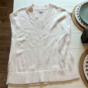 Loft short sleeve cream sweater!
